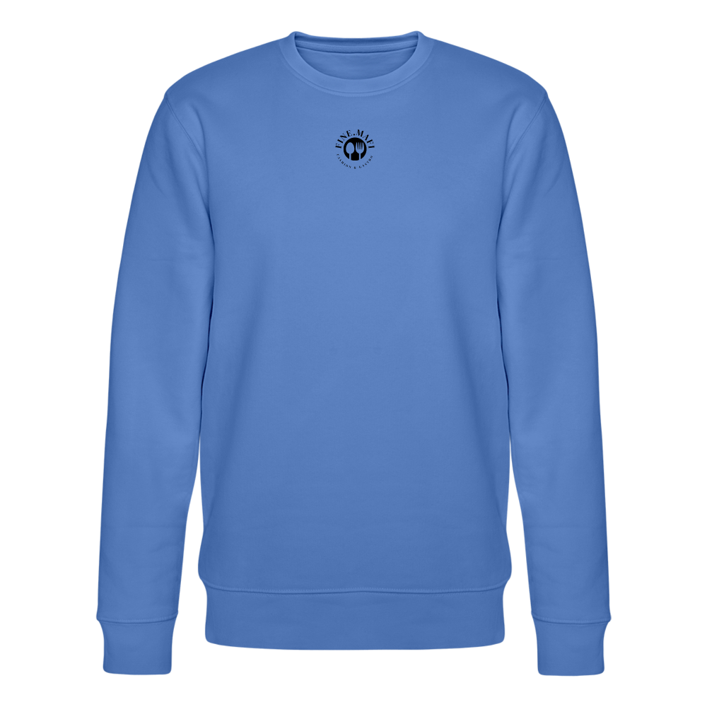 FOOD LOVE Unisex Oversize Bio-Sweatshirt Hummus - Blau