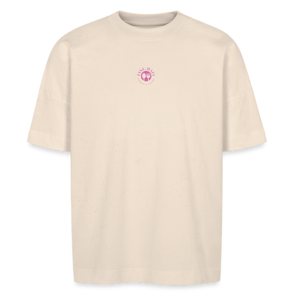 FINE.MAFI Unisex Oversized Bio-T-Shirt – Modell „CW“ - Naturweiß