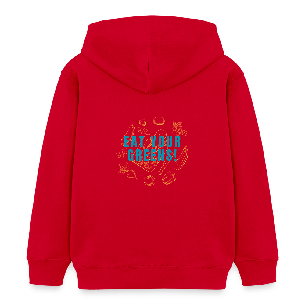 GASTROKIDS Kinder Bio-Hoodie CREW - Rot