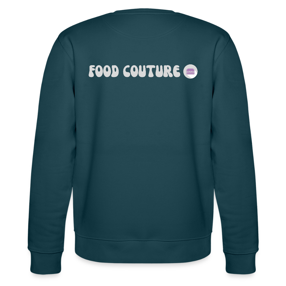 Food Couture Unisex Bio-Sweatshirt - Dunkles Petrol