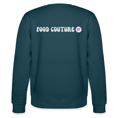Food Couture Unisex Bio-Sweatshirt - Dunkles Petrol