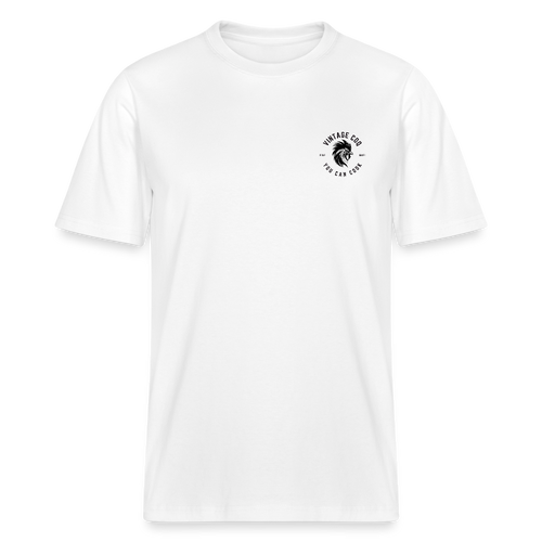 Bio Relaxed T-Shirt Coq au Vin - Weiß