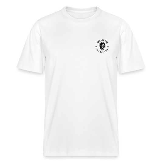 Bio Relaxed T-Shirt Coq au Vin - Weiß