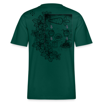 FINE.MAFI Relaxed Fit Unisex Bio-T-Shirt Zero Waste - Forest