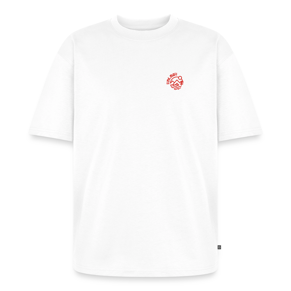 Vanlife Unisex Premium Oversized Bio T-Shirt Sushi - Weiß