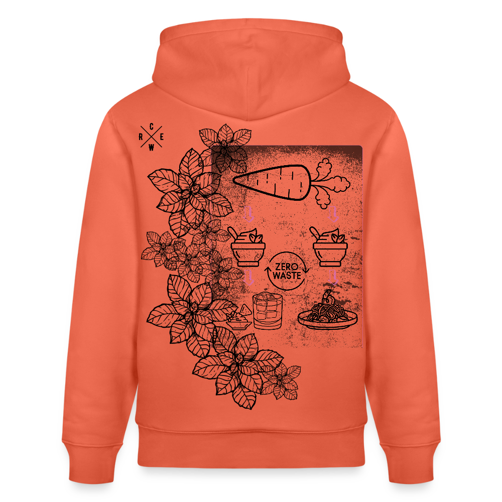 FINE.MAFI Unisex Bio-Hoodie Zero Waste - Hellrot