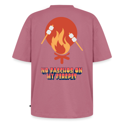 Vanlife Unisex Premium Oversized Bio T-Shirt Firepit - Mauve