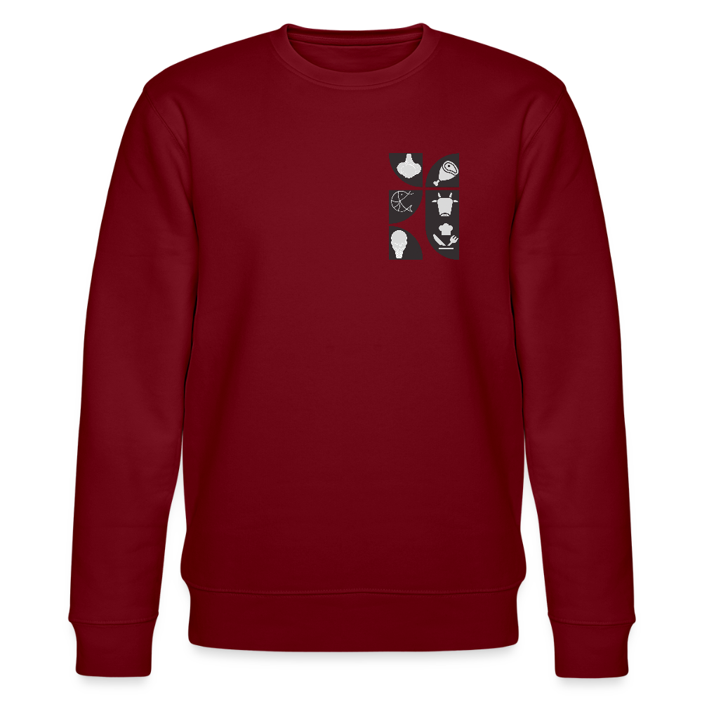 Food Couture Unisex Bio-Sweatshirt - Burgunderrot