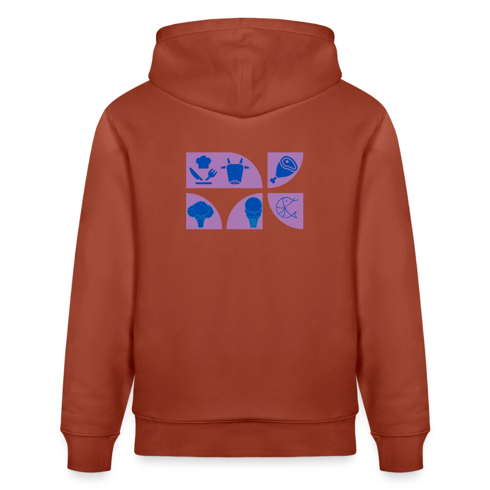 Food Couture Unisex Bio-Hoodie - Terrakotta