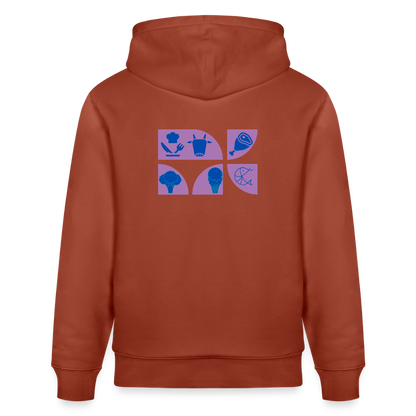 Food Couture Unisex Bio-Hoodie - Terrakotta