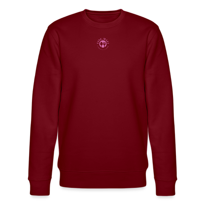 FOOD LOVE Unisex Bio-Sweatshirt DIGGA - Burgunderrot