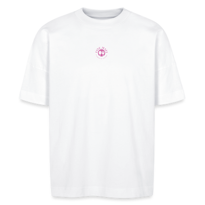 FINE.MAFI Unisex Oversized Bio-T-Shirt – Modell „CW“ - Weiß