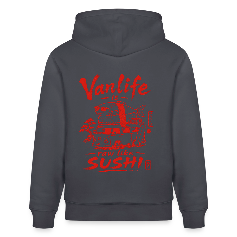 Vanlife Unisex Bio-Hoodie Sushi - Indigoblau