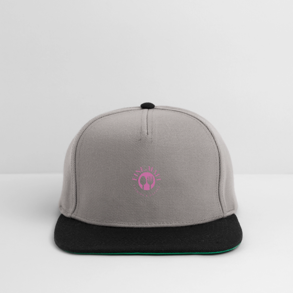 FINE.MAFI Crew Snapback Cap - Graphit/Schwarz