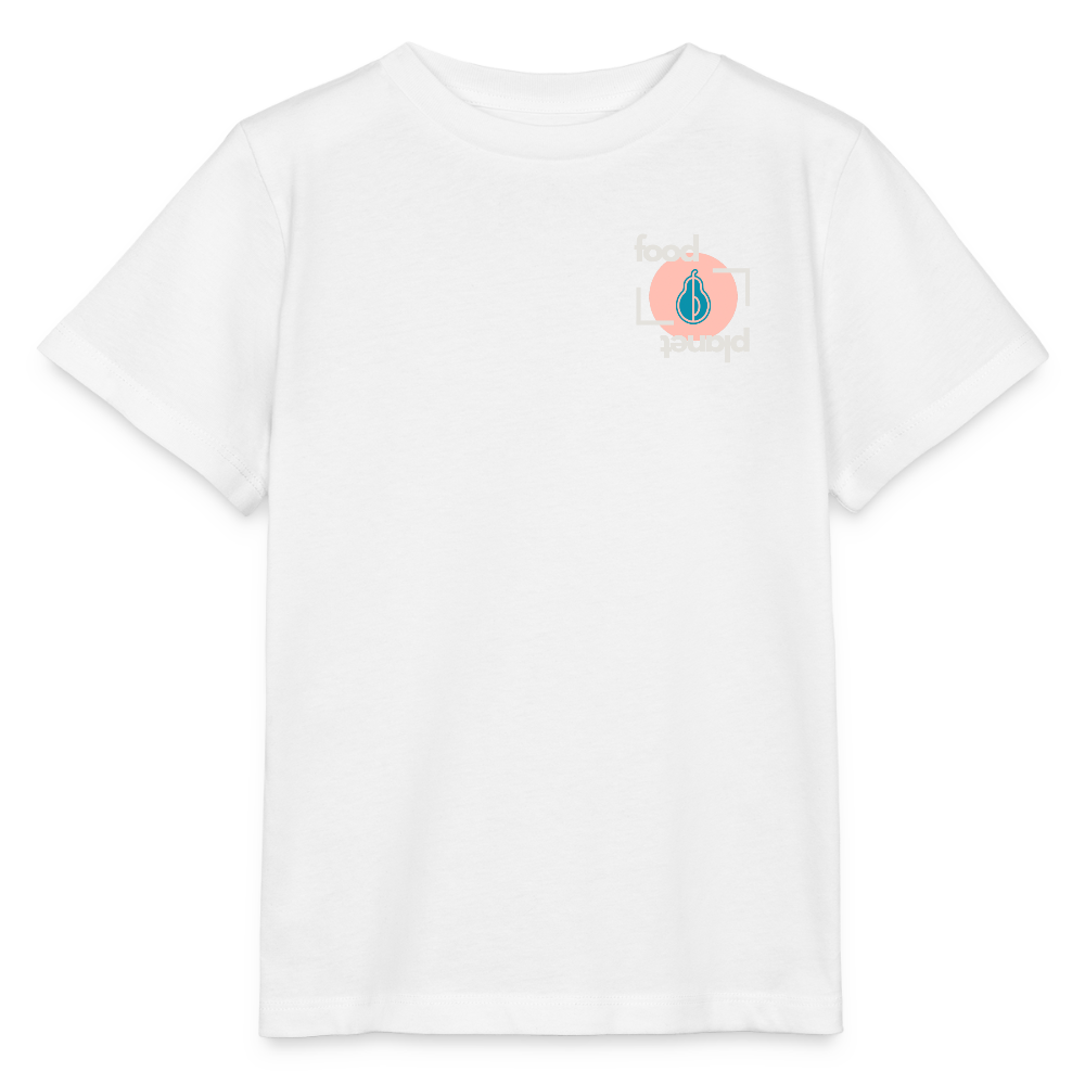 GASTROKIDS Kinder T-Shirt FOOD PLANET - Weiß