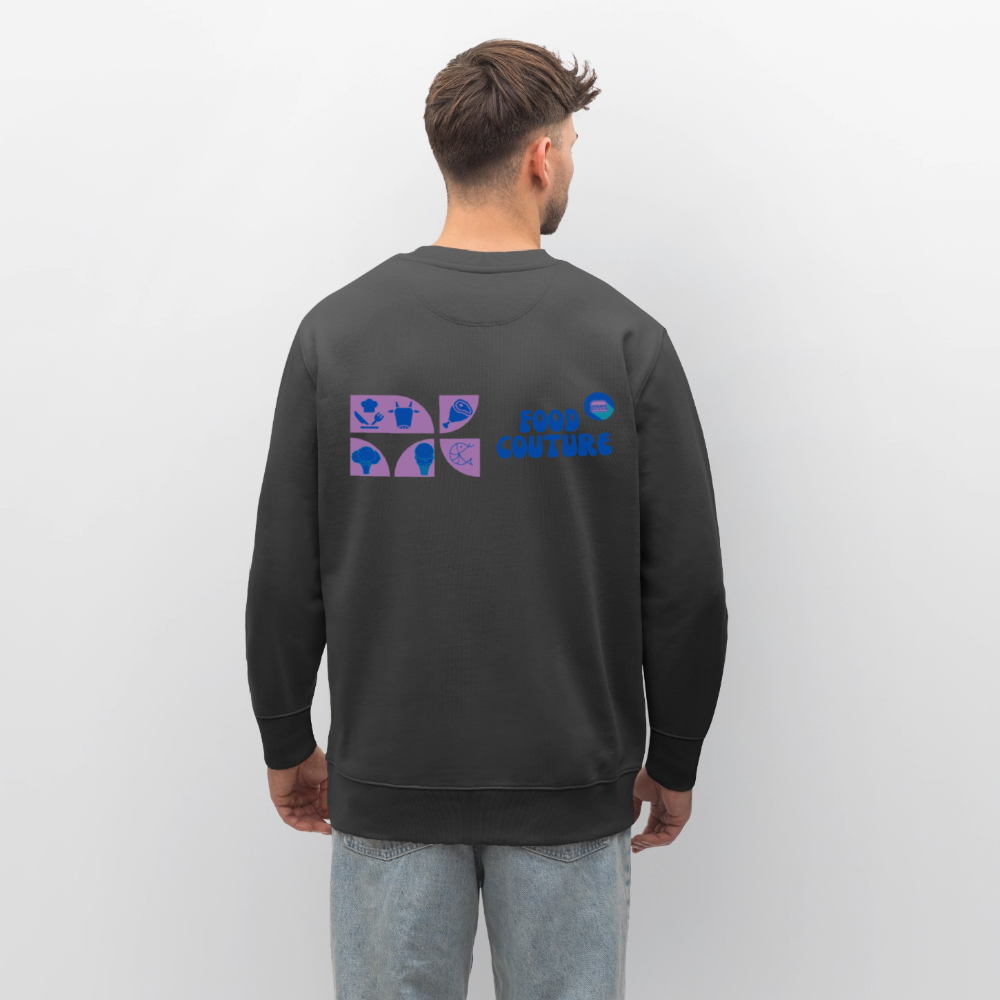 Food Couture Unisex Bio-Sweatshirt - Anthrazit