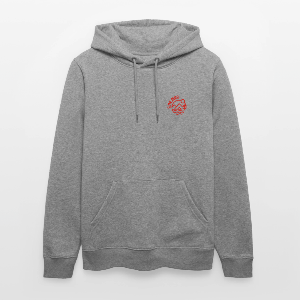 Vanlife Unisex Bio-Hoodie Sushi - Hellgrau marmoriert