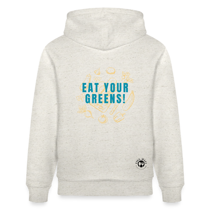 FINE.MAFI Relaxed Hoodie CREW - Beige meliert