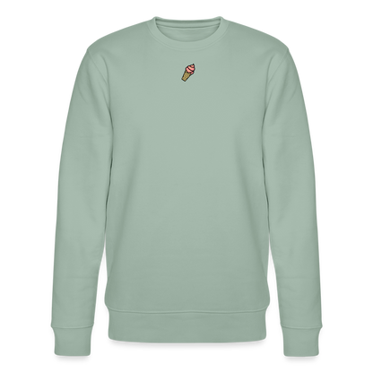 FINE.MAFI Bio Relaxed Crew Neck Sweatshirt - Helles Graugrün