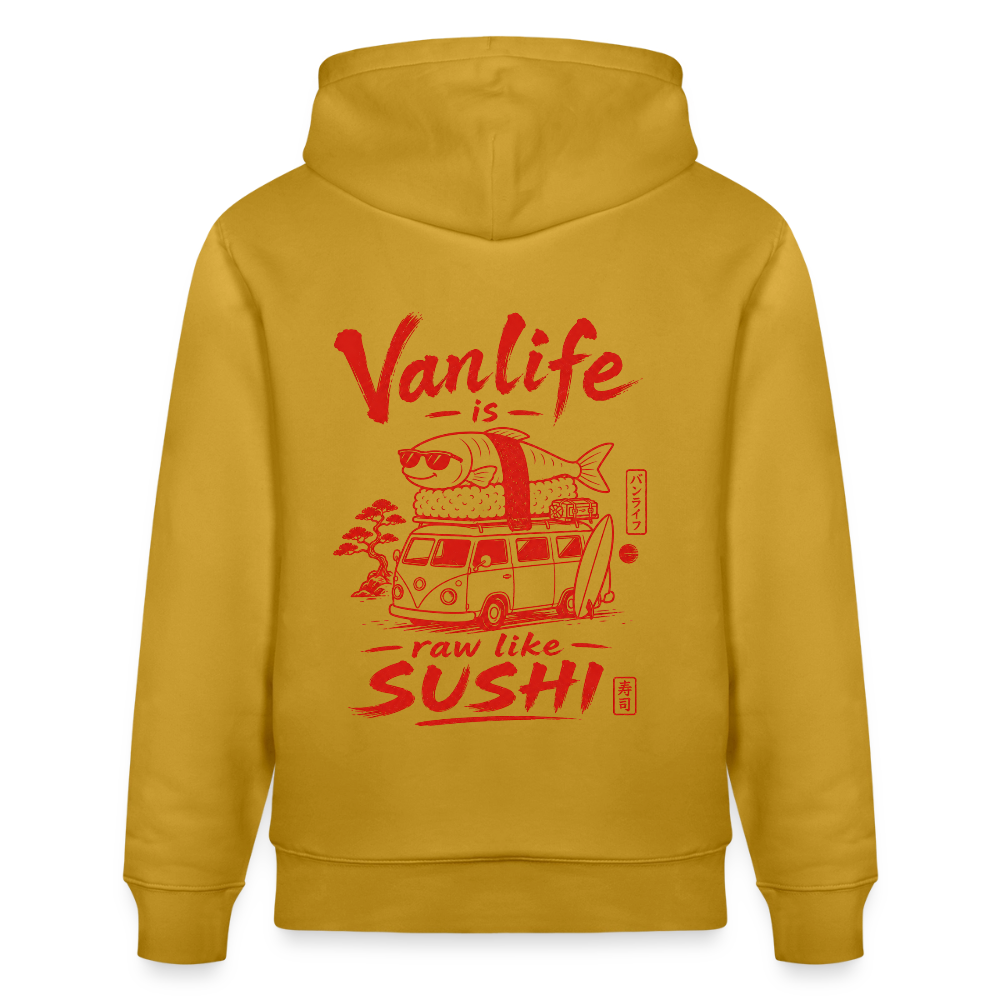 Vanlife Unisex Bio-Hoodie Sushi - Ocker