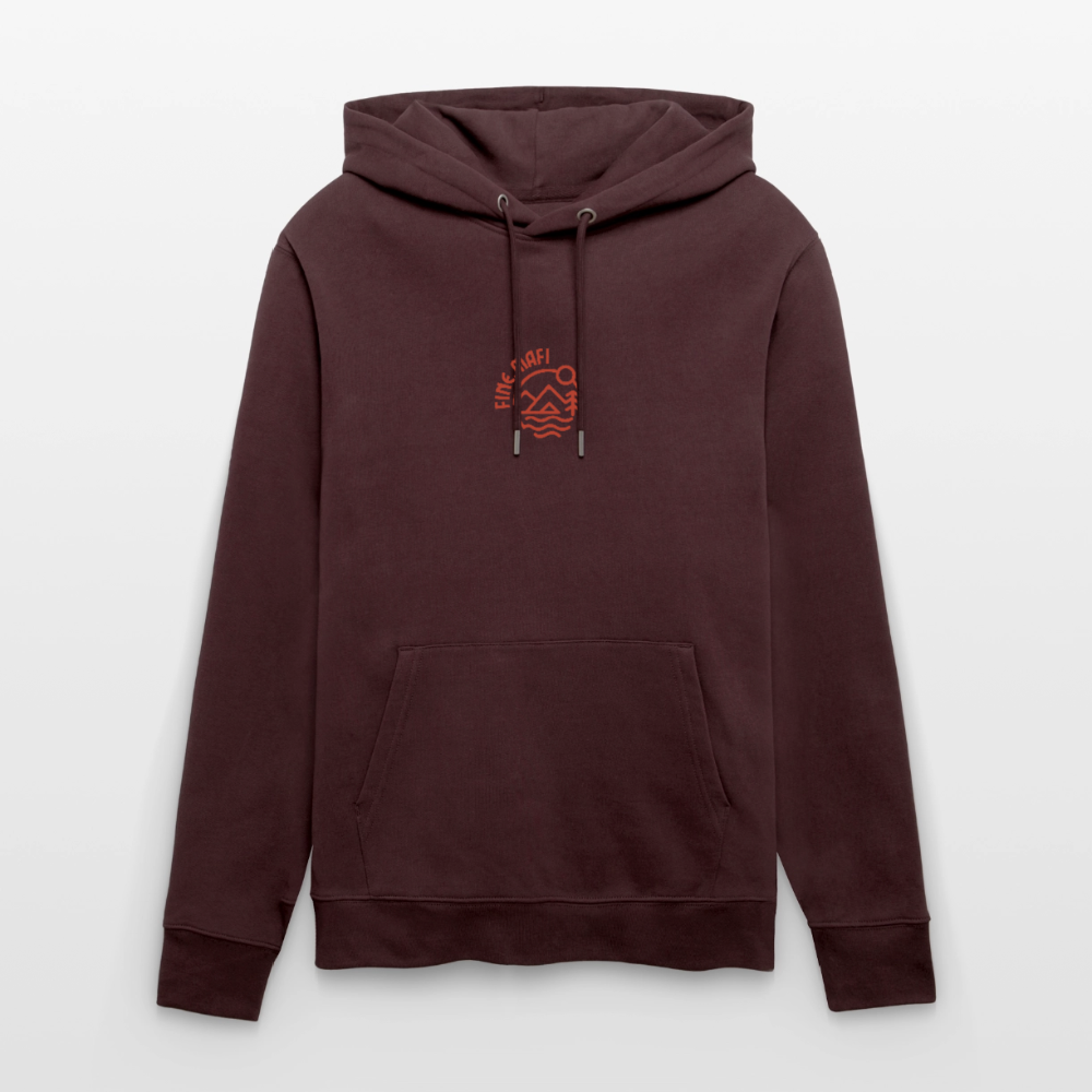 Vanlife Unisex Bio-Hoodie Firepit - Maroon