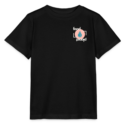 GASTROKIDS Kinder T-Shirt FOOD PLANET - Schwarz