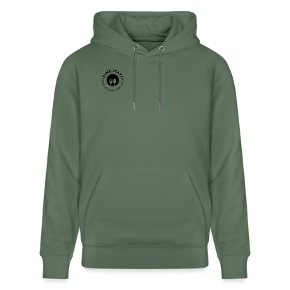 FINE.MAFI Relaxed Hoodie CREW - Tanngrün