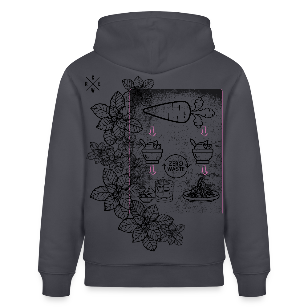 FINE.MAFI Unisex Bio-Hoodie Zero Waste - Indigoblau