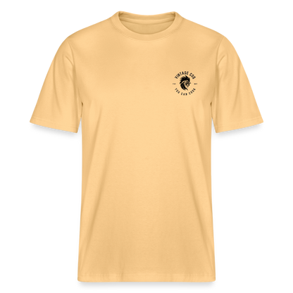Bio Relaxed T-Shirt Coq au Vin - Hellgelb