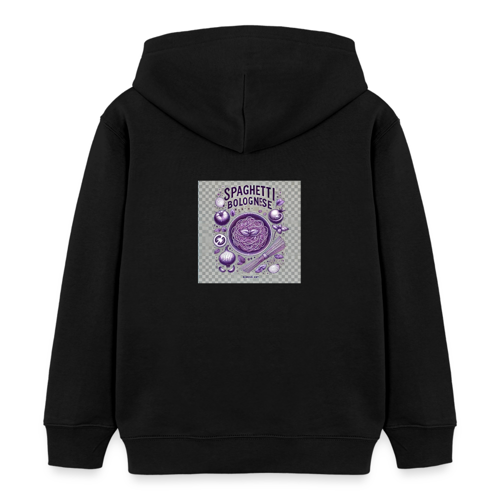 Gastrokids Bio Hoodie Bolo Stile - Schwarz