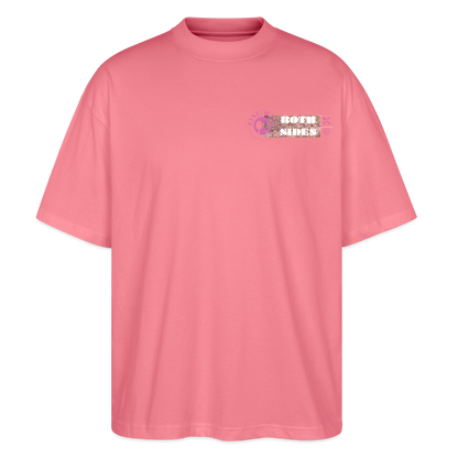 FINE.MAFI Oversized Unisex Bio T-Shirt Both Sides Pig - Pink 