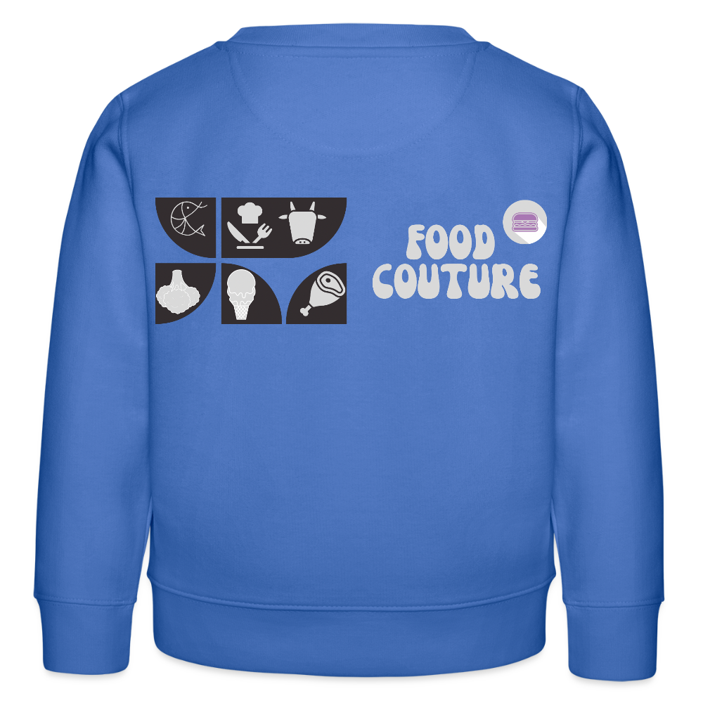 Food Couture Bio Kinder Sweatshirt - carolina Blue