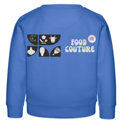 Food Couture Bio Kinder Sweatshirt - carolina Blue