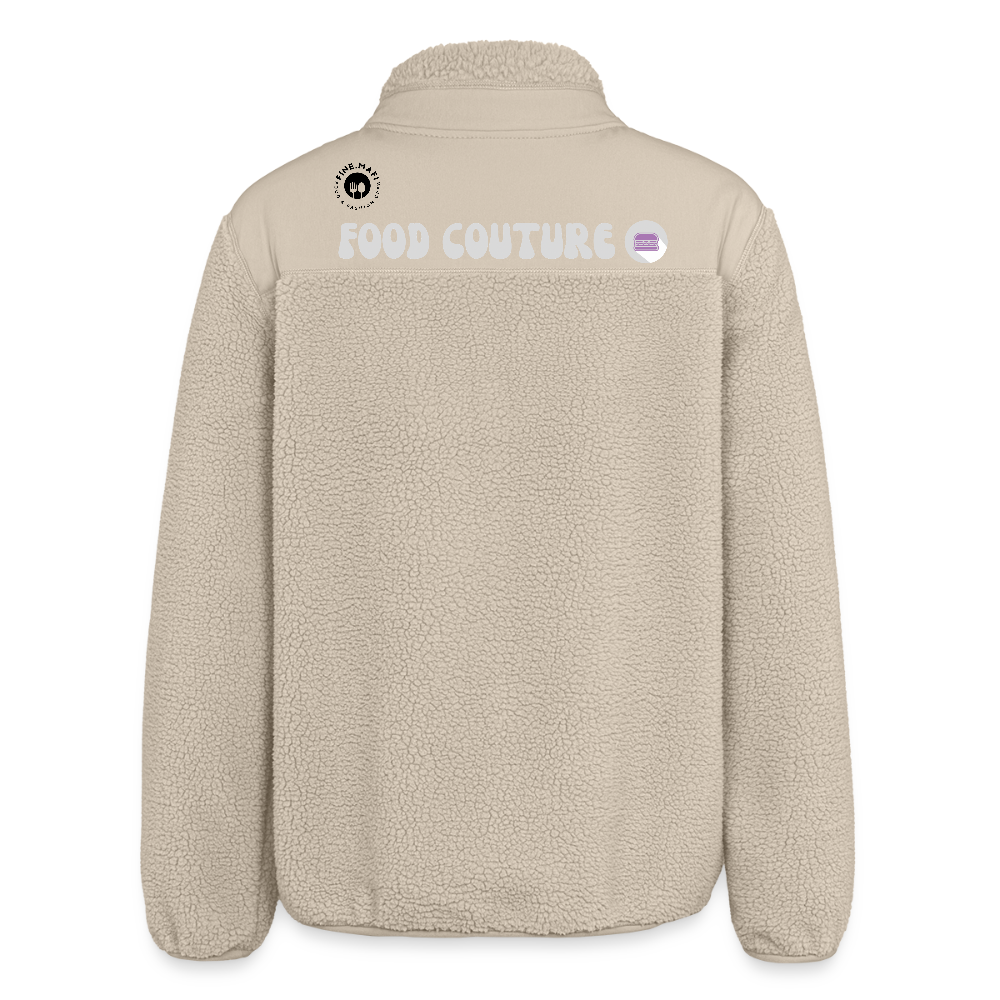 Food Couture Unisex Sherpajacke - Beige