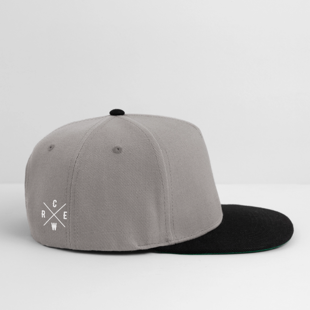 FINE.MAFI Crew Snapback Cap - Graphit/Schwarz