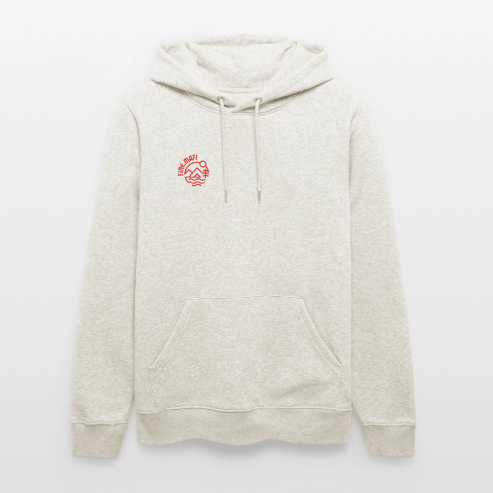 Vanlife Unisex Bio-Hoodie Coffee - Beige meliert