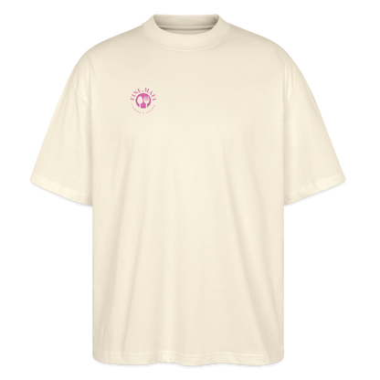 FINE.MAFI Unisex Oversize Bio-T-Shirt Zero Waste - Weißgrau
