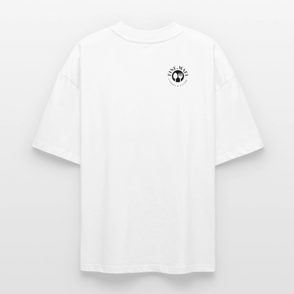 FINE MAFI Oversized Unisex Bio T-Shirt Mise En Place Bunt - Weiß