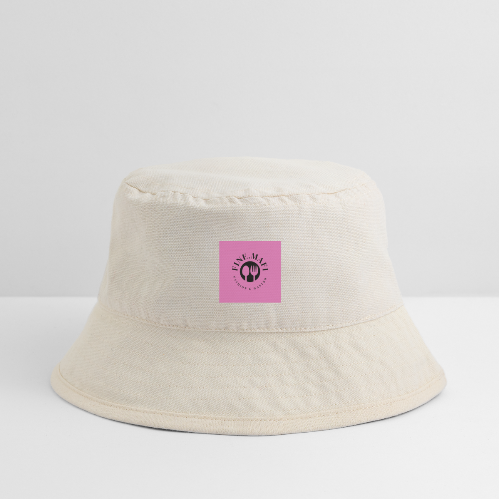 FINE.MAFI recycelter Bucket Hat - Naturweiß