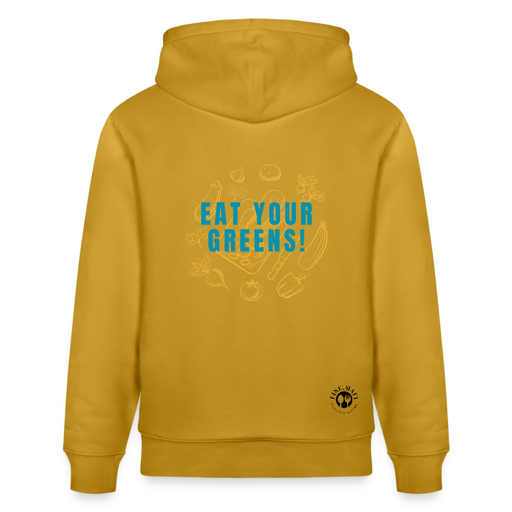 FINE.MAFI Relaxed Hoodie CREW - Ocker
