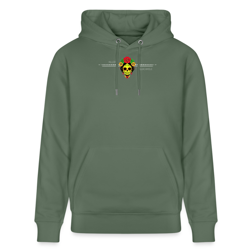 FOOD LOVE Unisex Bio-Hoodie Guaca - Tanngrün