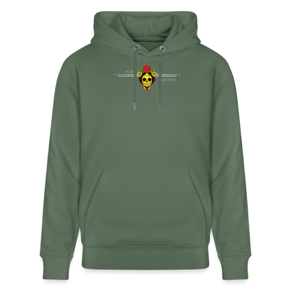 FOOD LOVE Unisex Bio-Hoodie Guaca - Tanngrün