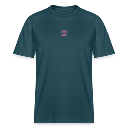 FOOD LOVE Relaxed Fit Unisex Bio-T-Shirt DIGGA - Dunkles Petrol