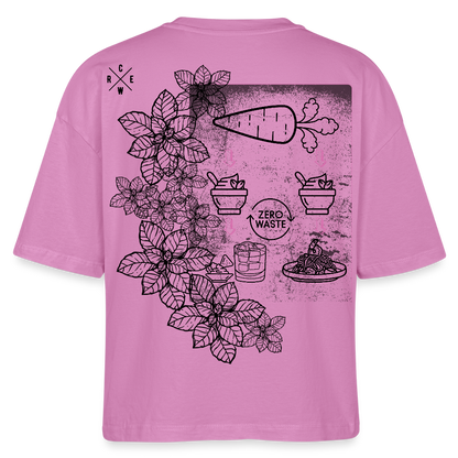 FINE.MAFI Frauen Boxy Bio-T-Shirt Zero Waste - Pink