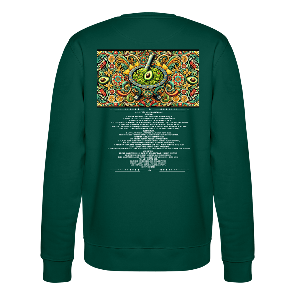FOOD LOVE Unisex Bio-Sweatshirt Guaca - Forest