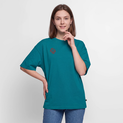 Vanlife Unisex Premium Oversized Bio T-Shirt Coffee - Petrol