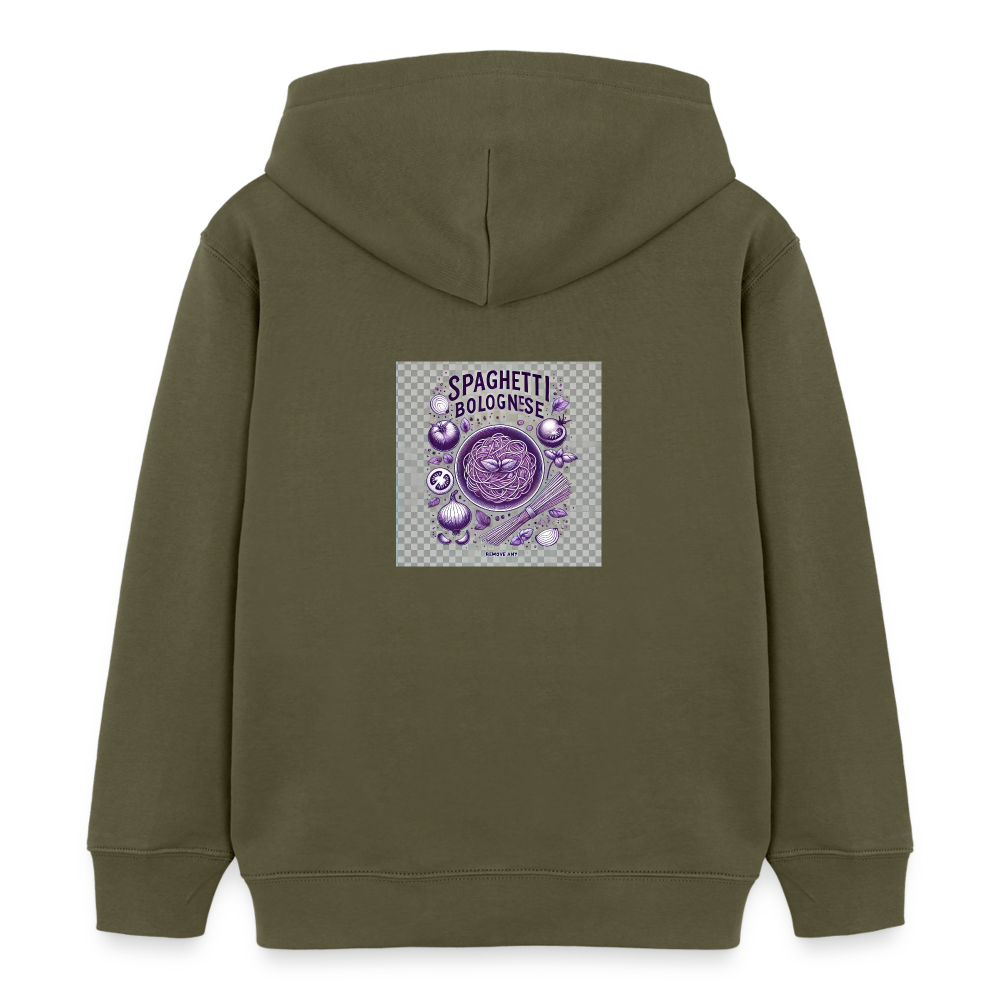 Gastrokids Bio Hoodie Bolo Stile - Khaki