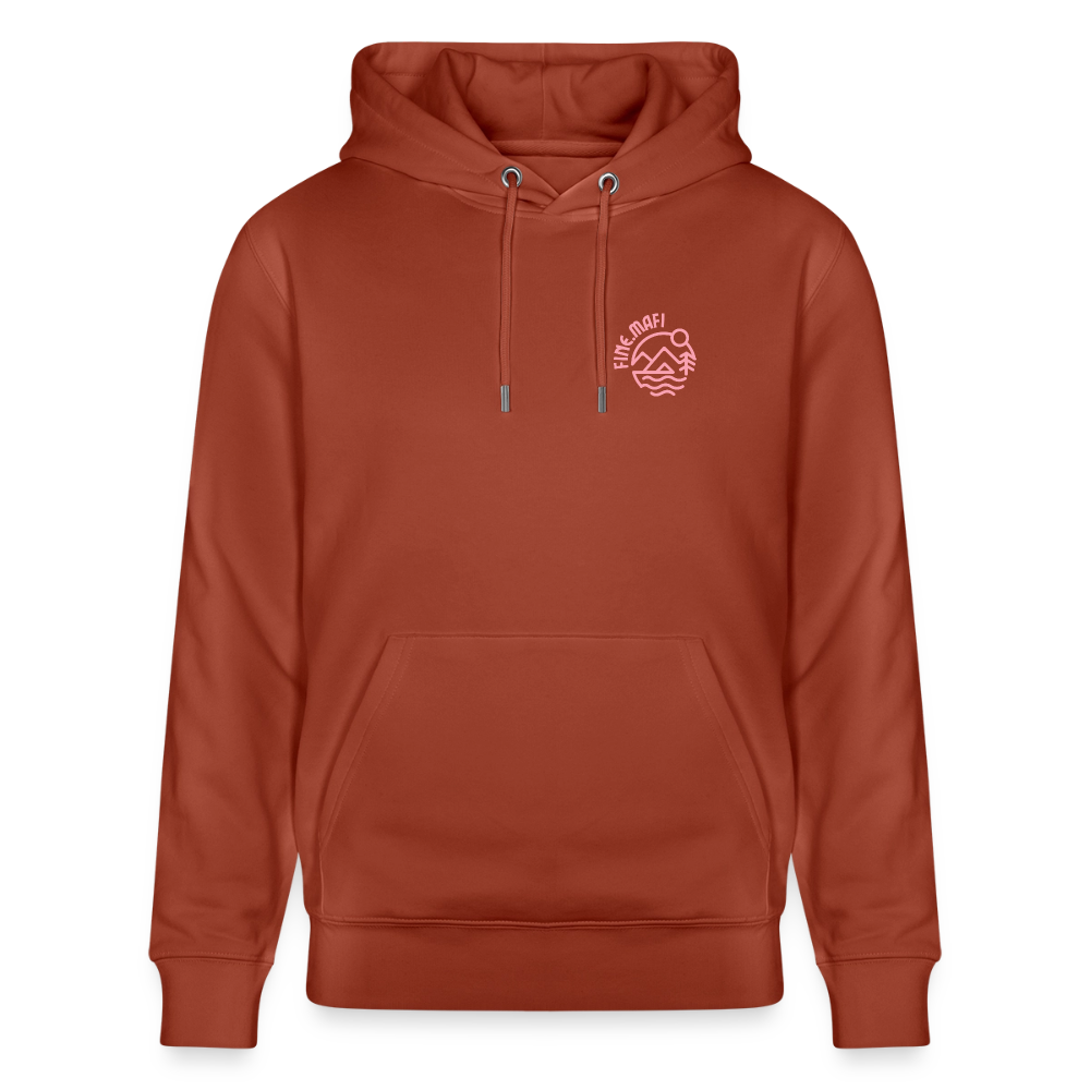 Vanlife Unisex Bio-Hoodie F.CK Normal - Terrakotta