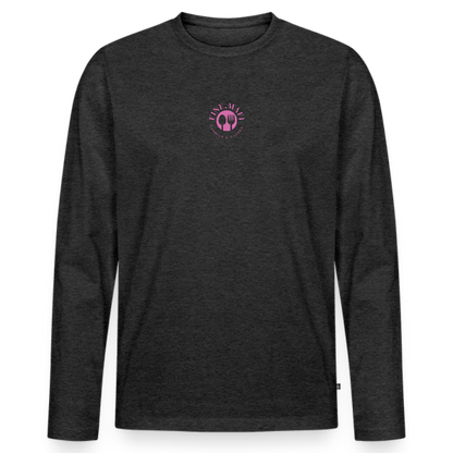 Premium Bio Langarmshirt Tasty - Anthrazit meliert