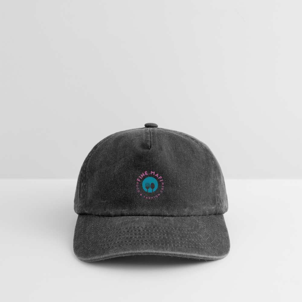 Relaxed Vintage Cap - Vintage Schwarz